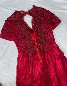 Maroon Ethnic Gown