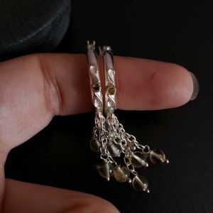 92.5 SterlingSilver Hoop Dangle