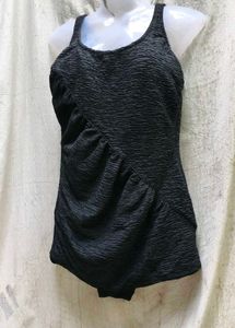 62108. Black One Piece Swimsuit