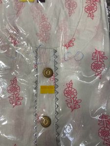 Premium Cotton White Kurta