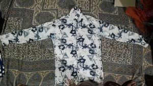 Floral Print Button-Down Shirt