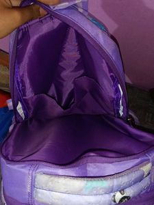 New Once Used Women/Girls College Purple Backpack