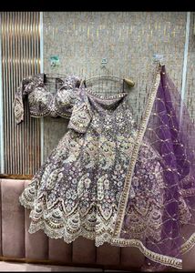 Elegant Teal Embroidered Lehenga Choli