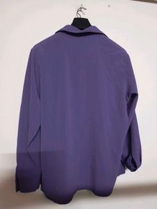 Purple Oversized Shirt