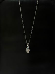Silver Evil Eye Necklace