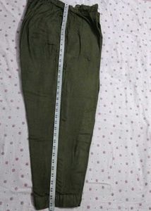 Multicolor Shirt Witn Green Pant Suit