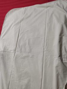 Men Beige Long Rayon Casual Kurta