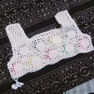 Brand New Cute Crochet Top For Baby Girls