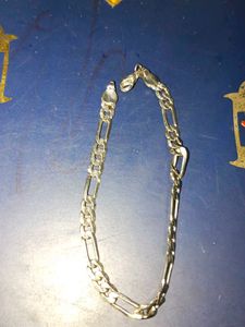 Silver Figaro Bracelet