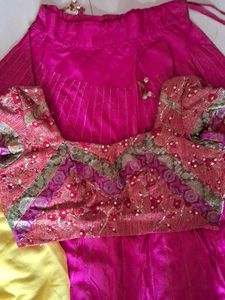 Pink Lehenga Choli Set