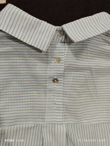 Striped Button-Down Shirt