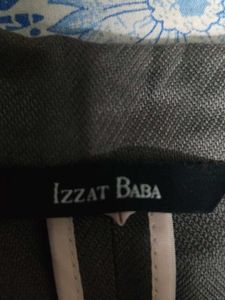 Elegant Gray Women's Blazer