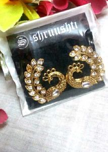 New Shruushti Peacock Earrings