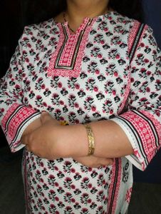 Elegant Printed Gota Work Three Pc Sharara Set