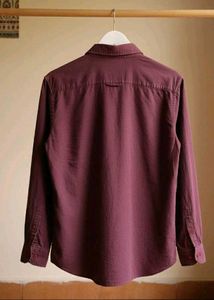 Burgundy Casual Shirt for men (L)