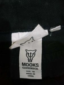 Black Denim Ripped Shorts