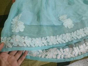 Elegant Blue Embroidered Kurta