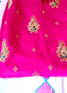 Silk Suit With New Sare