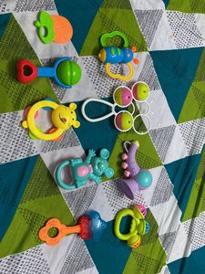 Set Of 9 Infant Toys