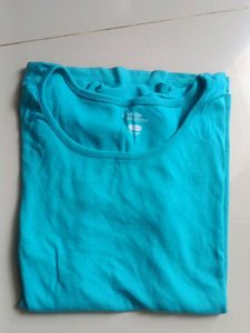 Turquoise Basic Tee