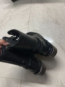 Black Leather Boots