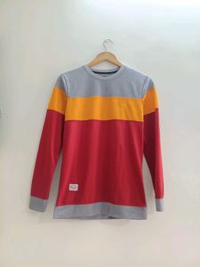 Mens Color Blocked T-Shirt sweatshirt