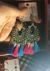 Multi Colour Earings