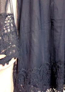 Black Lace Detail Dress