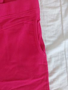 Pink Casual Pants