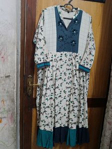 Khadi Cotton Long Kurti