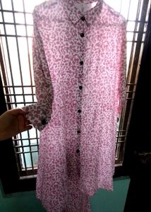 Brand New Long Marbel Effect Pink Co-ard Set