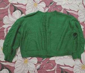 Green Knit Sweater