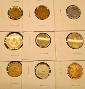 Foreign Coin Collection (15 Pcs)