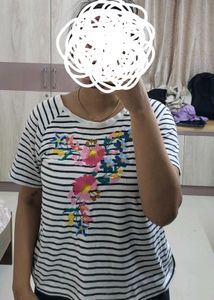 White And Black Top