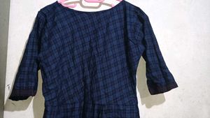 Blue Chex  One Piece