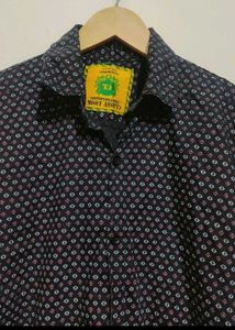 Black Printed Shirt For Boy &amp; Men 38 Chest