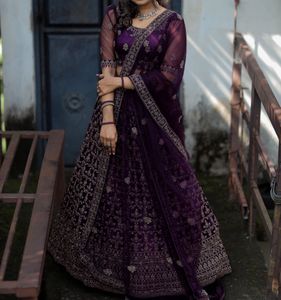 Elegant Purple Lehenga Choli