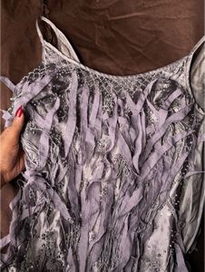disco night 🪩 party silver mini dress