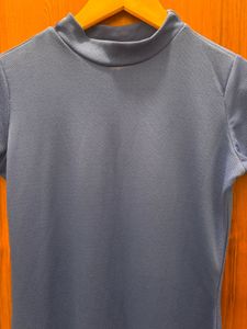 Elegant Blue Mini Dress