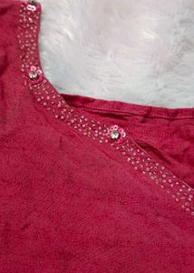 Beautiful Beads Work Kurti