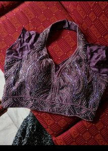 Purple Lehenga with Intricate Sequin