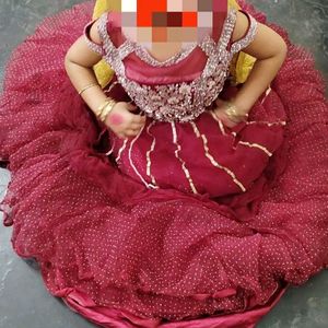 maroon Lehenga Choli