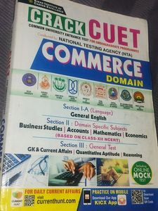 Commerce Domain For NTA CUET Book