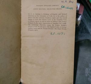John Milton Selected Prose