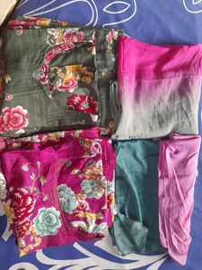Two Sets Of Salwar Kurta Set