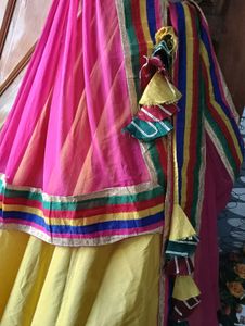 Bright Yellow Lehenga Choli Set
