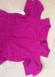 Cold Shoulder Lace Dress