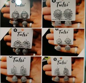 Jhumka Earrings set of Six