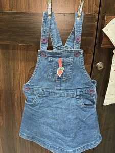 Cute Denim Dress &amp; Tee Set