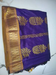 Pattu Sarees Violet Colour